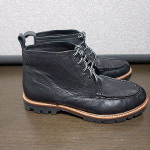 Ben Sherman Black Leather Boots Lace Up 11 EUR 44
